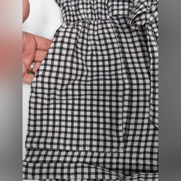 Mango Vichy women's paperbag belted shorts size XS - Picture 5 of 11